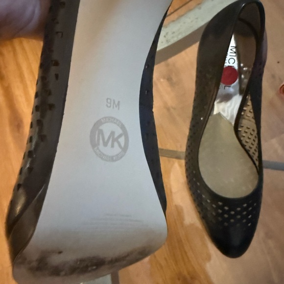Michael Kors Black Perforated Heels - Picture 4 of 4